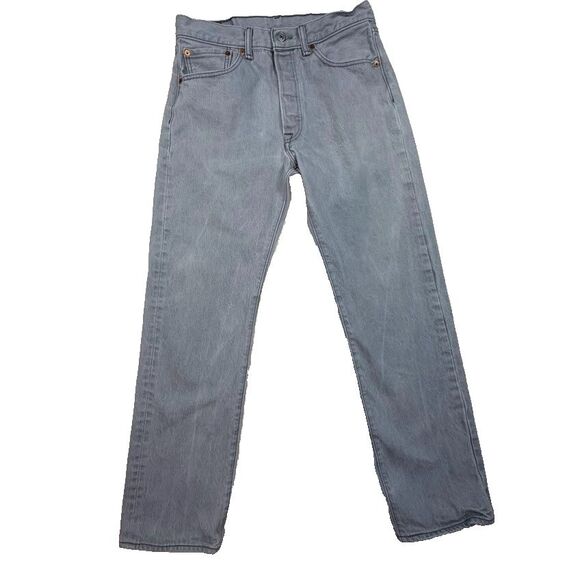Levi's Other - Levi's 501 Original Fit Jeans in "Silver Rigid" (Grey), 32x34 (measures 29x30)